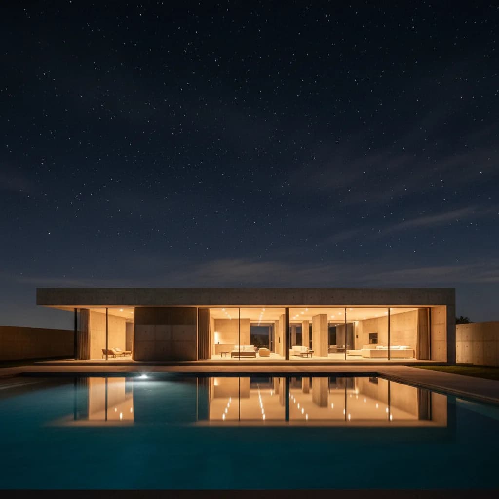 Maison Ombra de nuit · Montreux